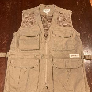 DOMKE PhoTOGS Mens Cotton Mesh Zip Vest Pockets Size SMALL Photography
